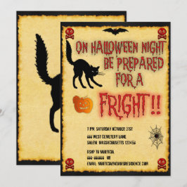 Halloween Fright Night Einladung
