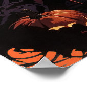 Halloween "Fright Night" Poster (Ecke)