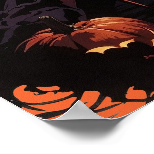 Halloween "Fright Night" Poster (Ecke)