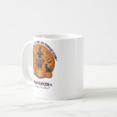 Halloween Froher Lehrer Schwarze Katze Hexenhut Kü Kaffeetasse (Vorderseite Links)