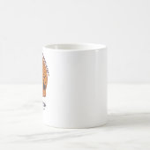 Halloween Froher Lehrer Schwarze Katze Hexenhut Kü Kaffeetasse (Mittel)