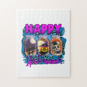 Halloween Frohes Halloween Geburtstag Puzzle