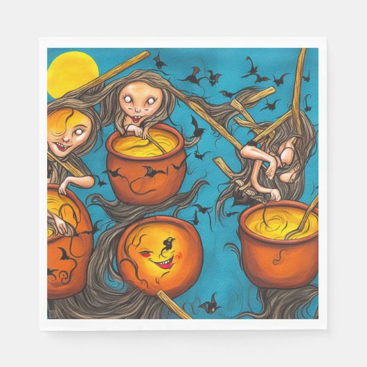 Halloween Frolics - Servietten aus Papier (Vorderseite)