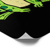 Halloween Frosch Kostüm Funny Cotattcore Animal Me Poster (Ecke)