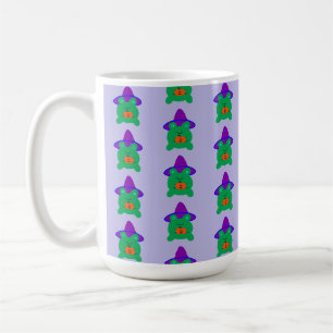 Halloween Froschhexe Kaffeetasse