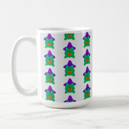 Halloween Froschhexe Kaffeetasse
