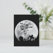 Halloween Full Moon Friedhof Graveyard Spooky Bats (Stehend Vorderseite)