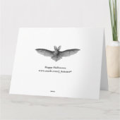 Halloween Full Moon Karte (Rückseite)