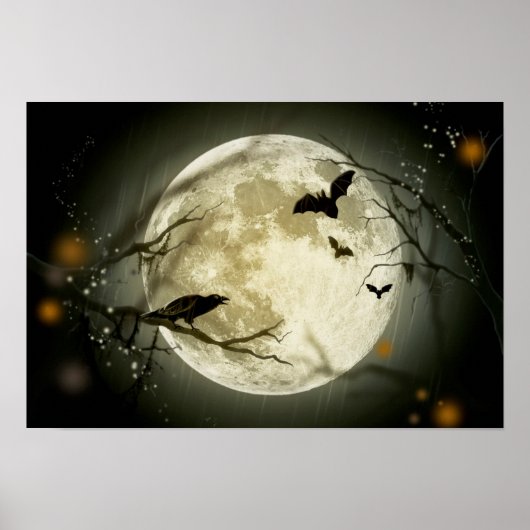 Halloween Full Moon Poster (Vorne)