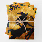 Halloween Full Moon Witz Spooky House Geschenkpapier Set (Beispiel)