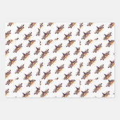 Halloween Full Moon Witz Spooky House Geschenkpapier Set (Vorderseite 2)