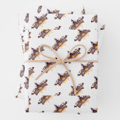 Halloween Full Moon Witz Spooky House Geschenkpapier Set (Beispiel)