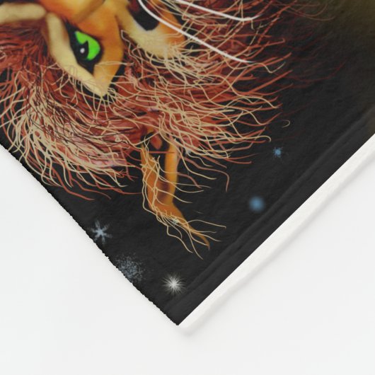 Halloween Fun Art Fleecedecke (Ecke)