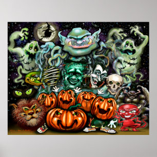 Halloween Fun Art Poster