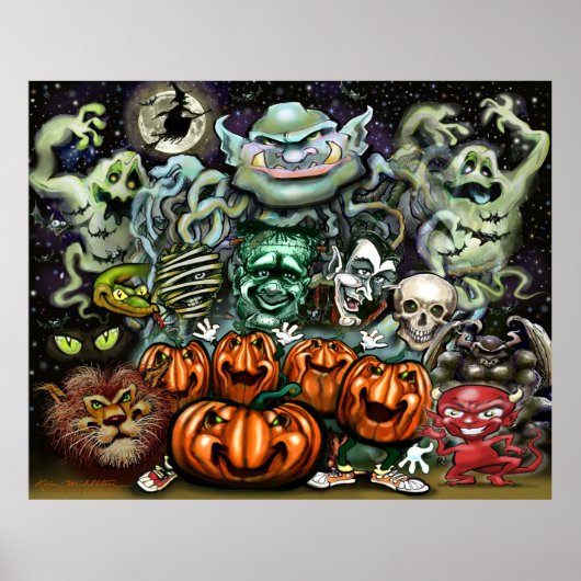Halloween Fun Art Poster (Vorne)