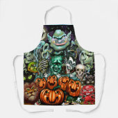Halloween Fun Art Schürze (Vorderseite)
