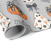 Halloween Fun Geschenkpapier (Rolleneckpunkt)