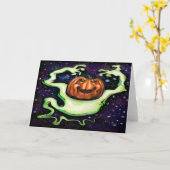Halloween Fun Karte (Gelbe Blume)