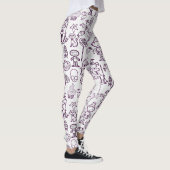 Halloween Fun Lila Leggings (Rechts)