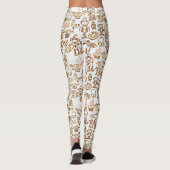 Halloween Fun Orange Leggings (Rückseite)