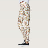 Halloween Fun Orange Leggings (Links)