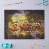 Halloween Fun Pumpkins Dekoupage Tissue Paper Seidenpapier (Basteln)