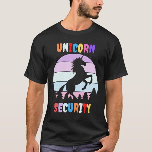 Halloween-Fun-T - Shirt für Einhornsicherheit (Vorderseite)