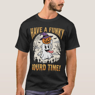 Halloween-Funky-Kürbis-Zeit-Geist-Kürbis T-Shirt