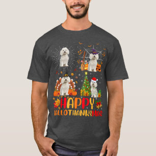 Halloween Funny Bichon Frise Hund Halloth T-Shirt