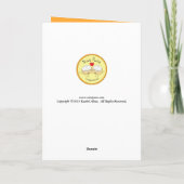 Halloween Funny Blank Grußkarte Karte (Rückseite)