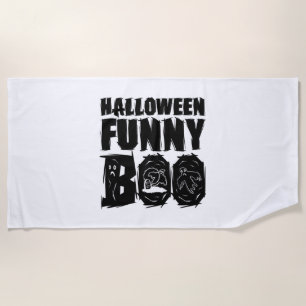 Halloween FUNNY BOO T SHIRT Strandtuch