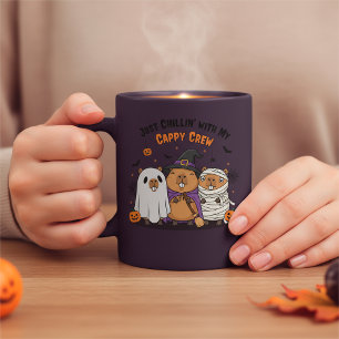 Halloween Funny Cappy Crew Design mit Ihren Namen Kaffeetasse