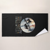 Halloween Funny Cat Halloween Geburtstag Badehandtuch (Badehandtuch)