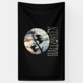 Halloween Funny Cat Halloween Geburtstag Banner (Vertikal)