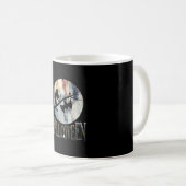 Halloween Funny Cat Halloween Geburtstag Kaffeetasse (VorderseiteRechts)