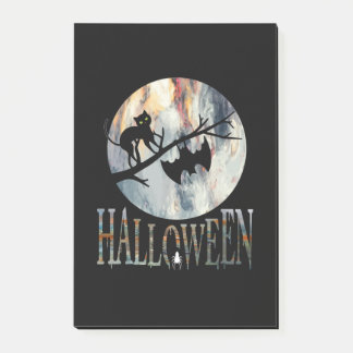 Halloween Funny Cat Halloween Geburtstag Post-it Klebezettel