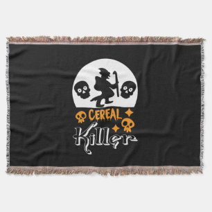 Halloween Funny Cereal Geburtstag Decke