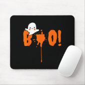 Halloween Funny Cute Ghost Boo! Design Gift Mousepad (Mit Mouse)