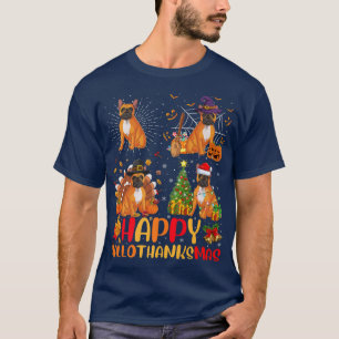 Halloween Funny French Bulldog Hallothan T-Shirt