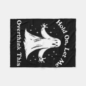 Halloween Funny Ghost Ließ mir diese Grafik überde Fleecedecke (Vorderseite (Horizontal))