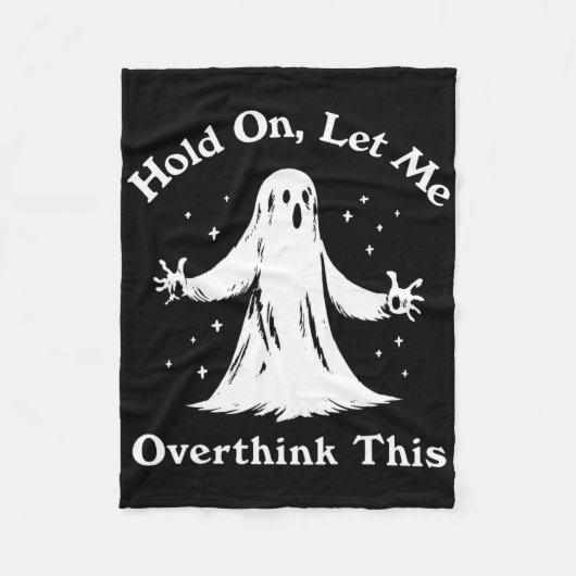 Halloween Funny Ghost Ließ mir diese Grafik überde Fleecedecke (Vorderseite)