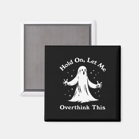 Halloween Funny Ghost Ließ mir diese Grafik überde Magnet (Vorderseite/Rückseite)