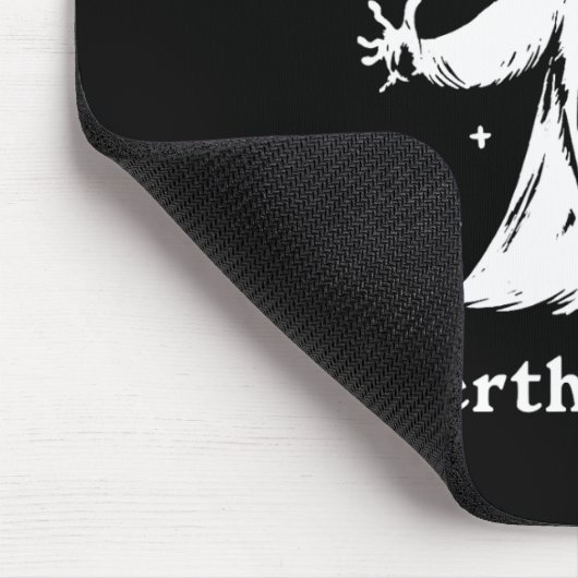 Halloween Funny Ghost Ließ mir diese Grafik überde Mousepad (Ecke)