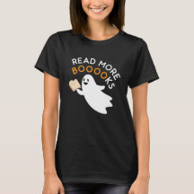 Halloween Funny Ghost Reading Books for Bookworm