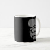 Halloween Funny Gorilla Monkey Belly Chest Costume Kaffeetasse (VorderseiteRechts)