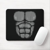 Halloween Funny Gorilla Monkey Belly Chest Costume Mousepad (Mit Mouse)