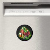 Halloween Funny Green Zombie Magnet (In Situ (Geschirrspüler))