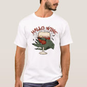 HALLOWEEN FUNNY HALLO-WINE-WEINLOVER T-Shirt (Vorderseite)