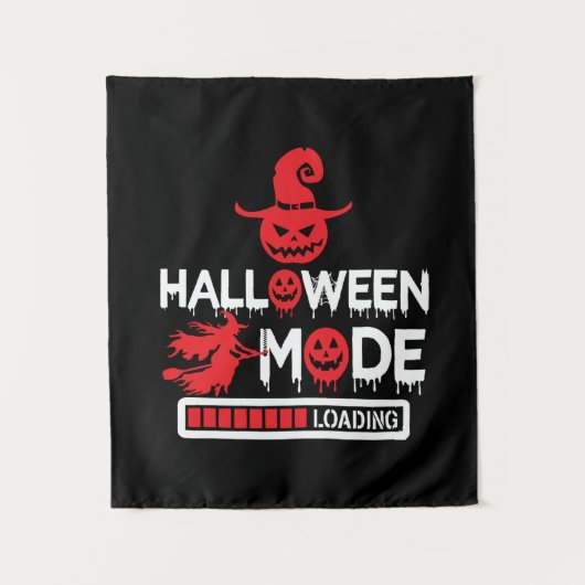 Halloween Funny Halloween Mode Laden Geburtstag Wandteppich (Vorderseite)