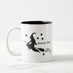 Halloween Funny Hexe Zweifarbige Tasse
